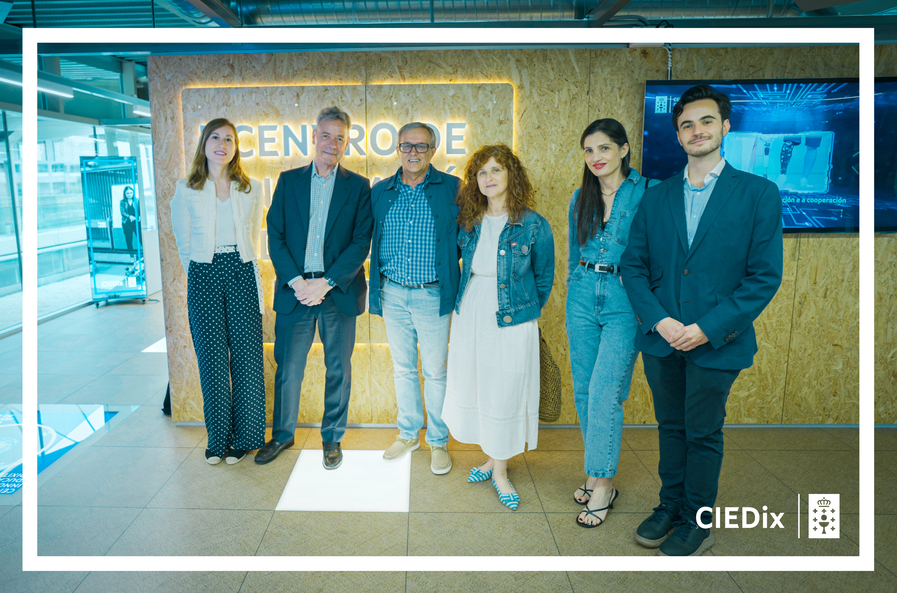 Unha delegación da Comisión Fulbright visita o CIEDix