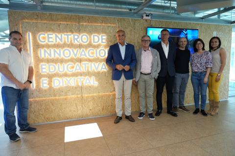 Visita al CIEDIX de una delegación de la Secretaria Regional de Educación, Ciencia y Tecnoloxía dependente del gobierno de la Rexión Autómoma de Madeira